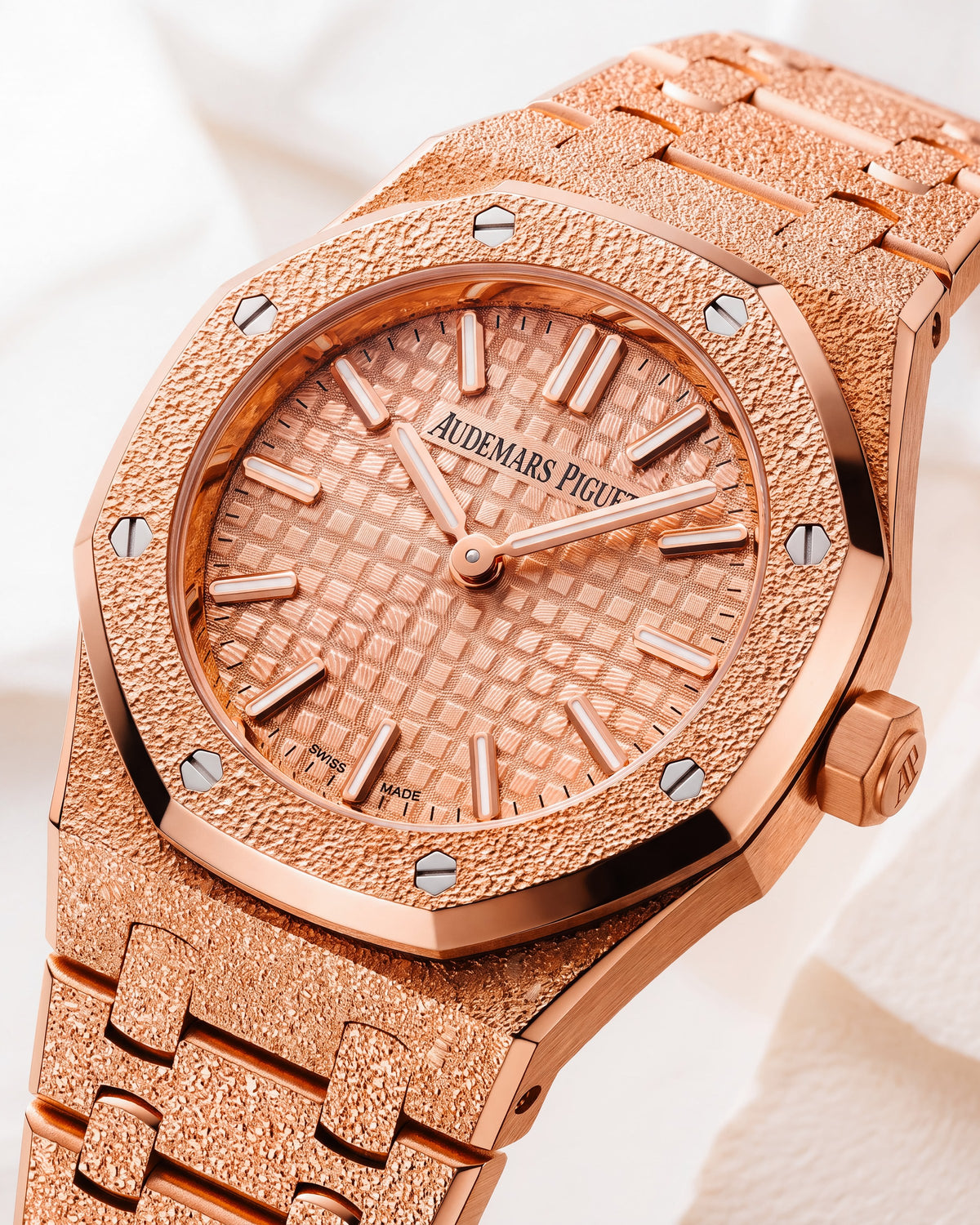 Audemars Piguet Royal Oak Frosted Gold 34 — Pink Gold