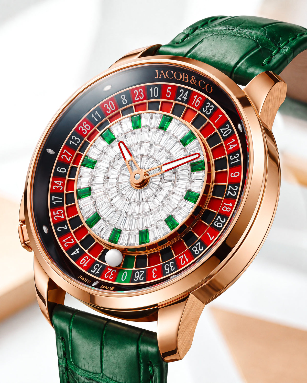 Jacob & Co Casino Tourbillon, rose gold